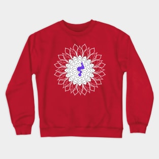 Mandala with Flame Crewneck Sweatshirt